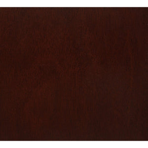 25" Merlot Wood Three Drawer Nightstand