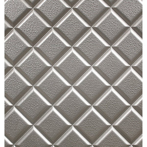 26" Solid and Manufactured Wood And Mirrored Glass Nightstand