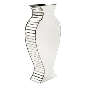 28" Clear Crystal Glass Table Vase