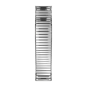 28" Clear Crystal Glass Table Vase
