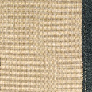 8' Beige And Black Indoor Outdoor Area Rug