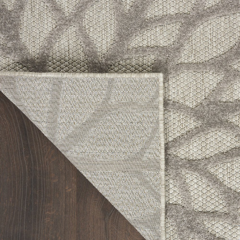 12' Gray Indoor Outdoor Runner Rug