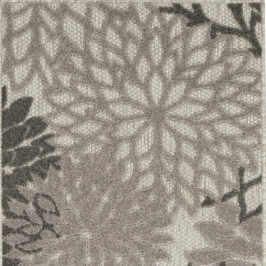 6' Gray Indoor Outdoor Area Rug