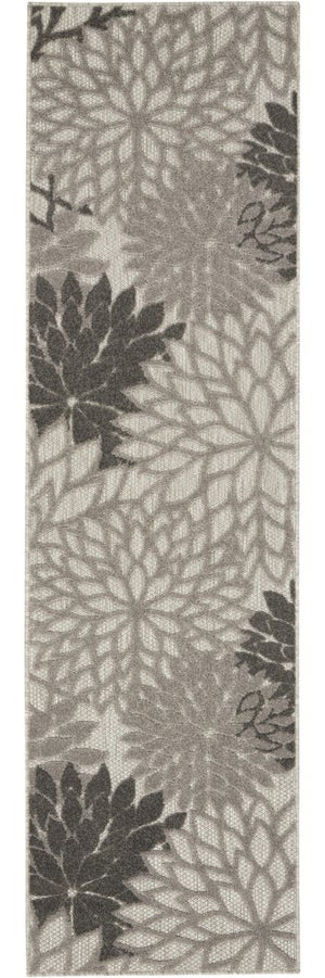 4' X 6' Gray Indoor Outdoor Area Rug