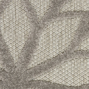 6' Gray Indoor Outdoor Area Rug