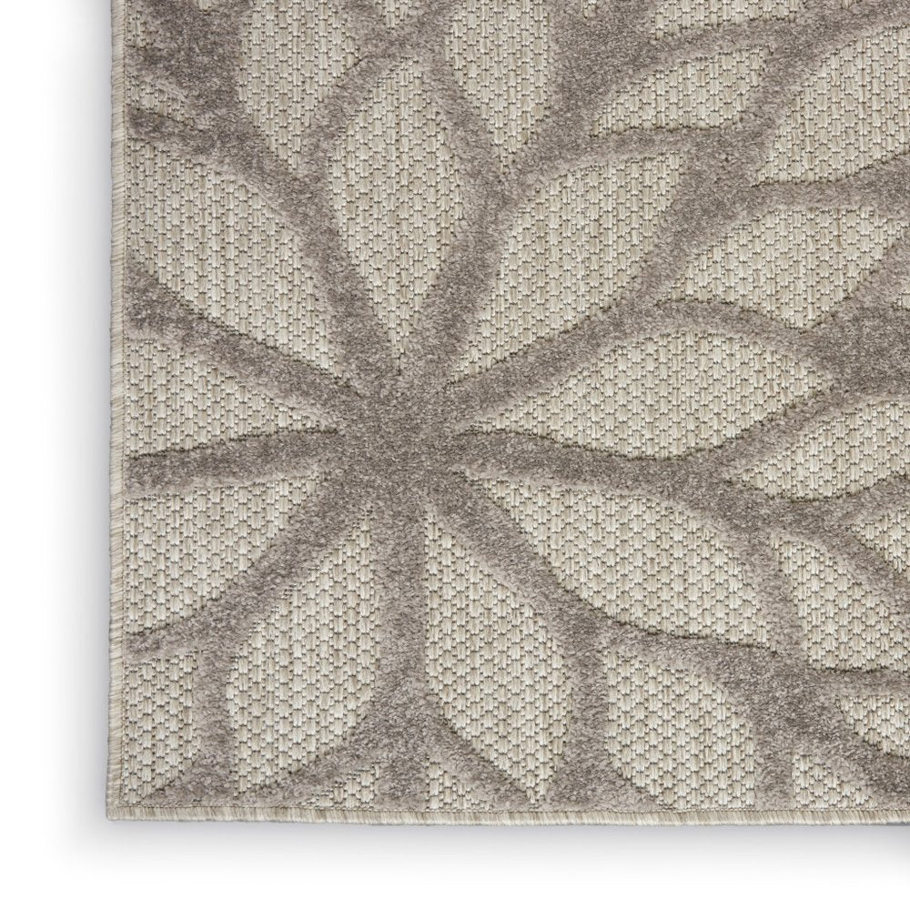 6' Gray Indoor Outdoor Area Rug