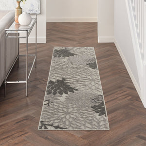 4' X 6' Gray Indoor Outdoor Area Rug
