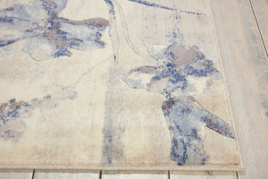 3' X 4' Green Damask Indoor Outdoor Area Rug