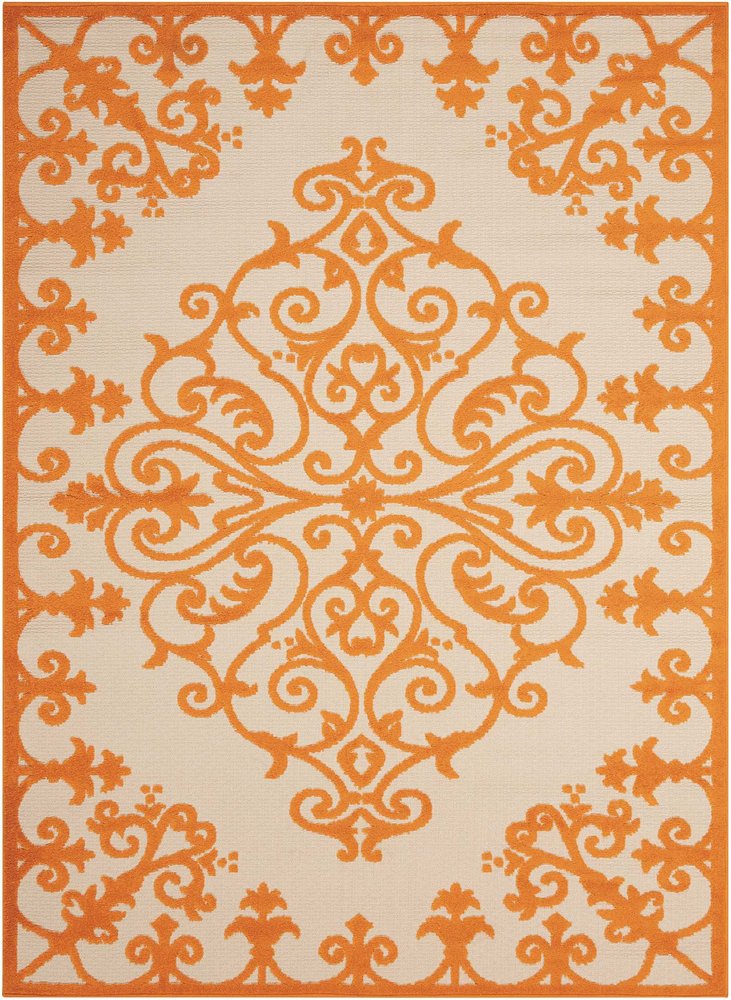3' X 4' Green Damask Indoor Outdoor Area Rug