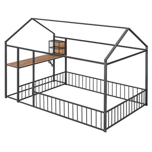 House Frame With Desk, Shelves, Power Outlets And USB Ports by Couch.com