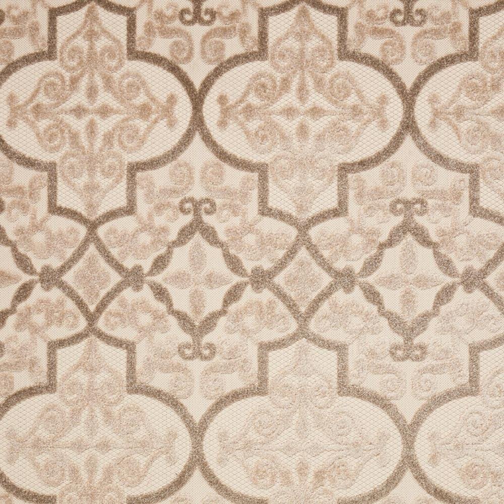 5' X 8' Cream Moroccan Indoor Outdoor Area Rug