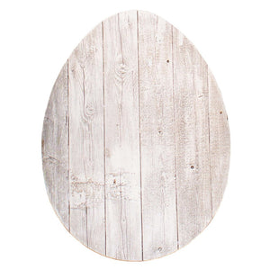 24" X 18" White Easter Solid Wood Hanging Dimensional Sculpture