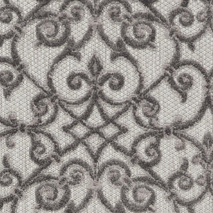 6' Gray Indoor Outdoor Area Rug