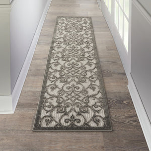 6' Gray Indoor Outdoor Area Rug