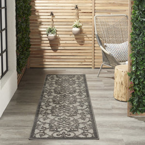 6' Gray Indoor Outdoor Area Rug