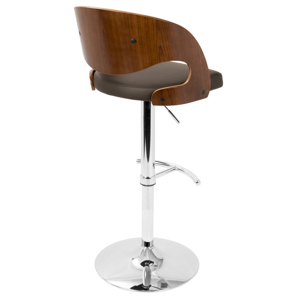 Pino - Mid Century Modern Adjustable Barstool With Swivel by Couch.com