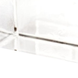 8" Clear Crystal Clear Square Table Vase