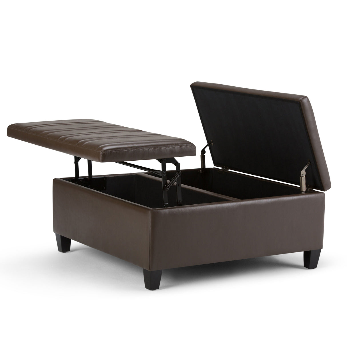 Ellis - Coffee Table Storage Ottoman Contemporary Design by Couch.com