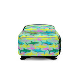 Kids Under Water Shark Multi Color Backpack