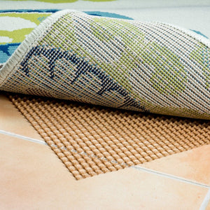 9' x 12' Brown Non Slip Indoor Outdoor Rug Pad