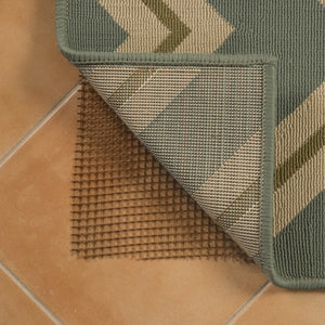 9' x 12' Brown Non Slip Indoor Outdoor Rug Pad