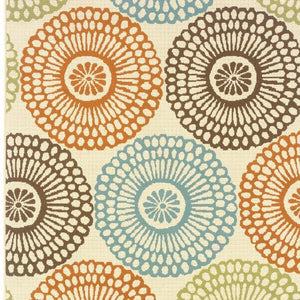 4' X 6' Beige Indoor Outdoor Area Rug