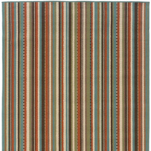 2' X 4' Green Indoor Outdoor Area Rug