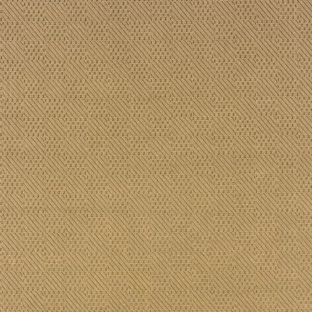 8' X 13' Beige Indoor Outdoor Area Rug