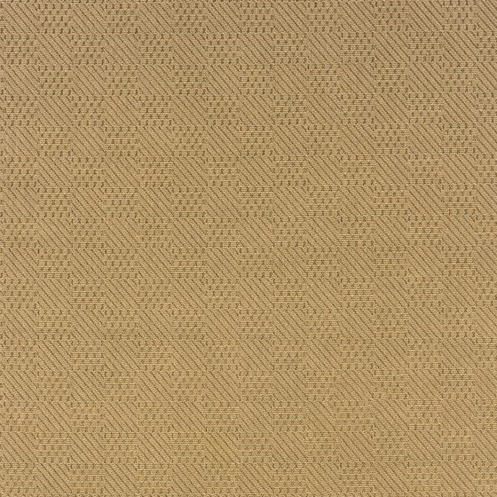 8' X 13' Beige Indoor Outdoor Area Rug