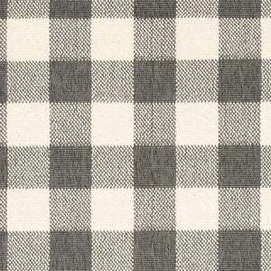 8' Gray And Ivory Indoor Outdoor Runner Rug