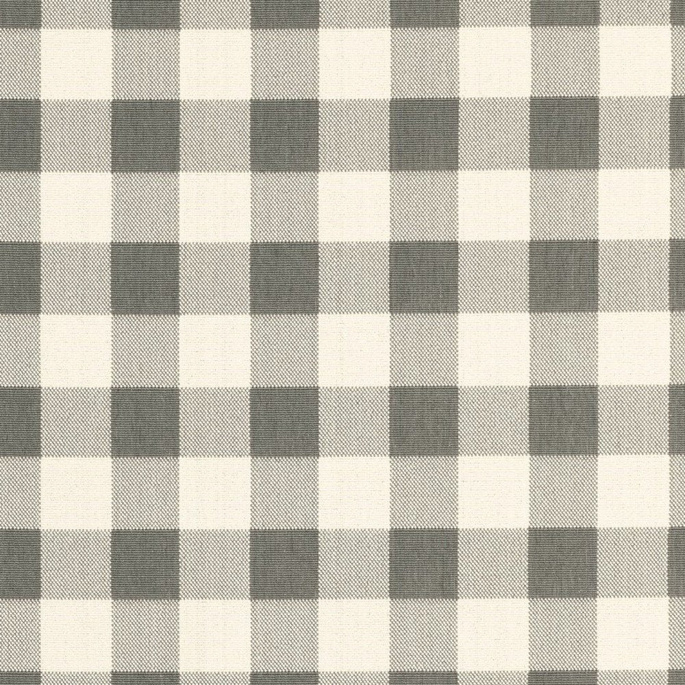 8' Gray And Ivory Indoor Outdoor Runner Rug