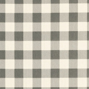 8' Gray And Ivory Indoor Outdoor Runner Rug