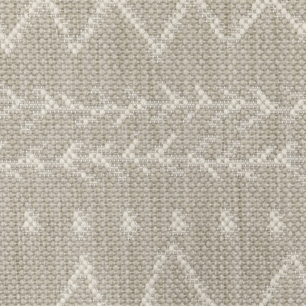 3' X 5' Gray And Ivory Indoor Outdoor Area Rug