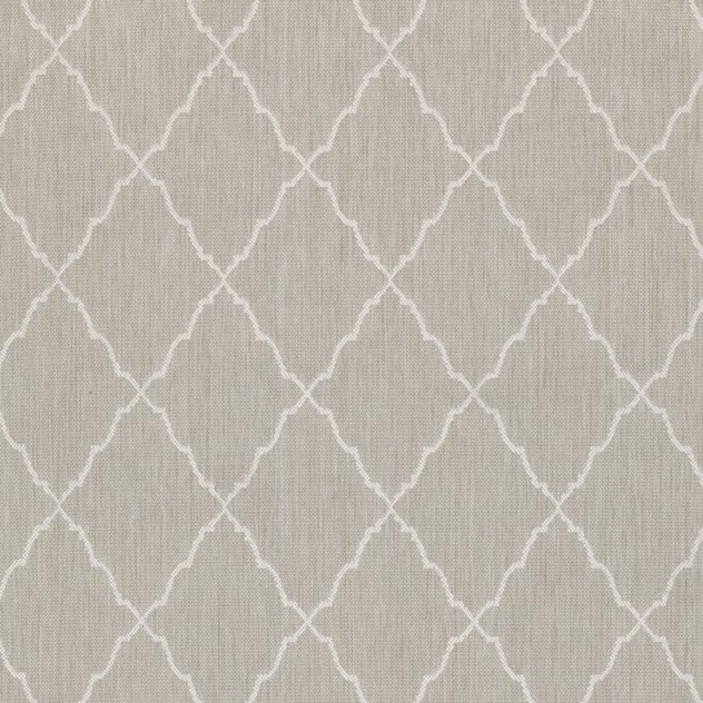 10' X 13' Gray And Ivory Indoor Outdoor Area Rug