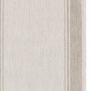 8' X 10' Gray And Ivory Indoor Outdoor Area Rug