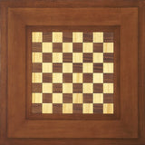 32" Brown Solid Wood Square Coffee Table