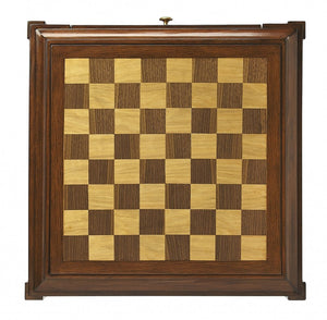 23" Brown Wood Square Coffee Table With Drawer