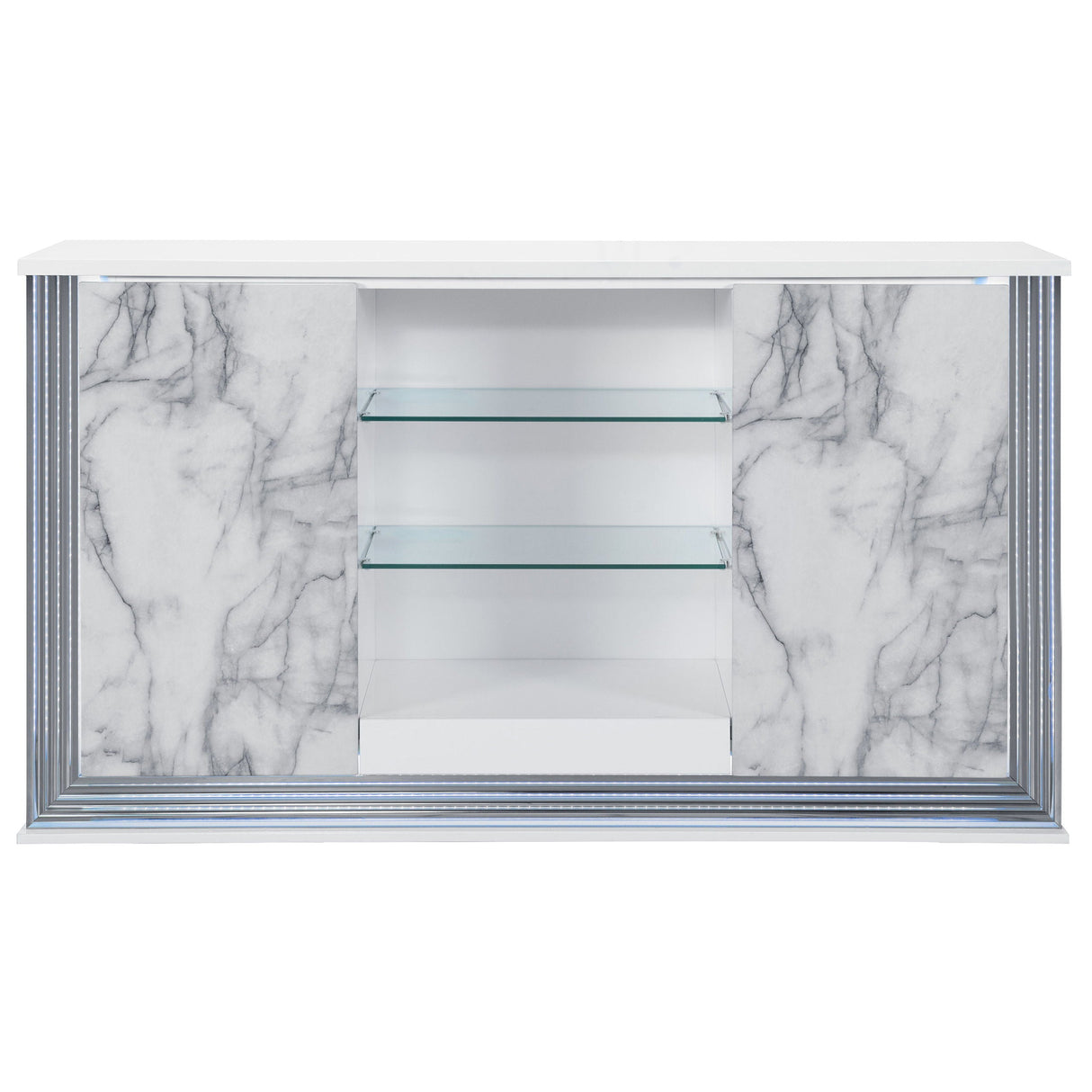 Moon - Marble Buffet - White by Couch.com
