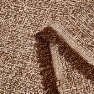 Natural Textured Linen Couch Cover, Breathable & Hypoallergenic Furniture Protector