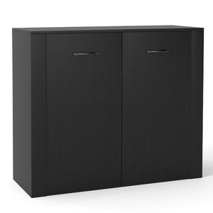 38" Buffet Modern Sideboard Cabinet with Storage-Black