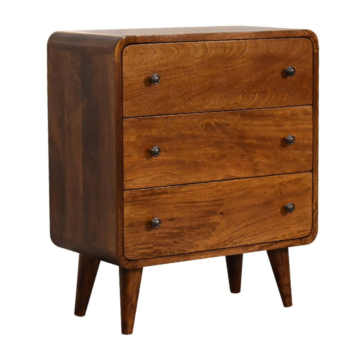 3 Drawer Mini Curved Chest by Couch.com