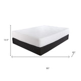 10.5" Hybrid Lux Memory Foam And Wrapped Coil Mattress Twin