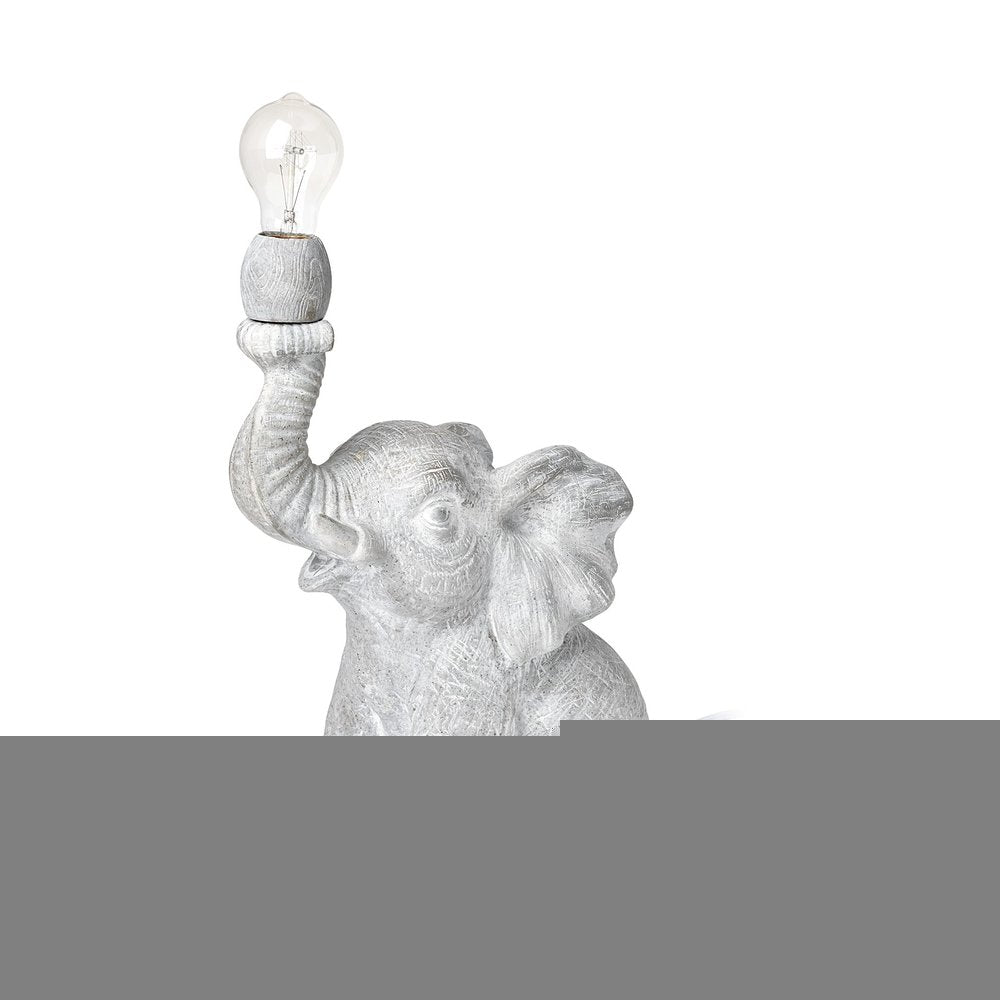 16" Gray Lamp Base LED