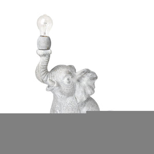 16" Gray Lamp Base LED
