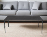22" Black Iron Coffee Table
