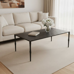 22" Black Iron Coffee Table