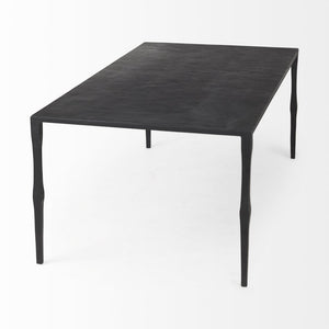 22" Black Iron Coffee Table