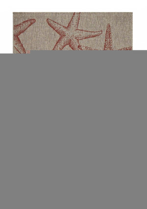 8' X 9' Beige Indoor Outdoor Area Rug