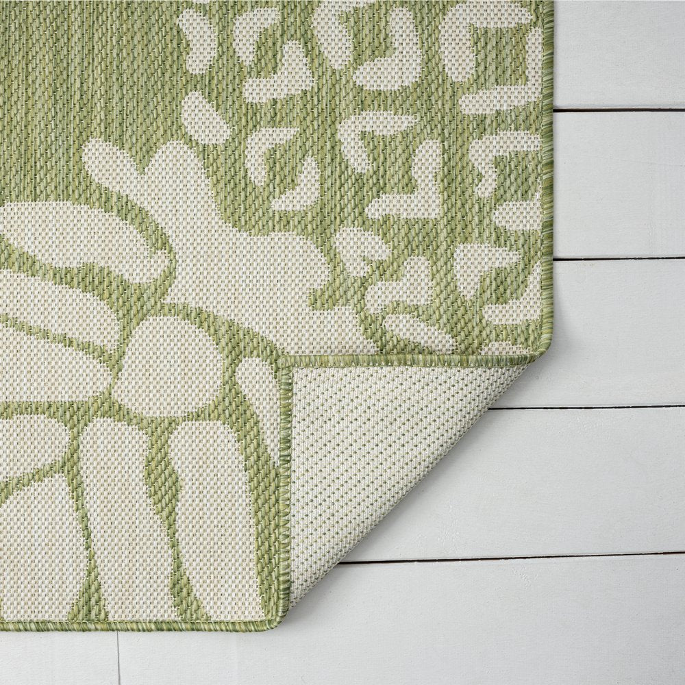 2' X 3' Green Indoor Outdoor Area Rug