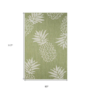 2' X 3' Green Indoor Outdoor Area Rug